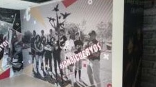 Lona impresa de gran formato con diseño fotográfico